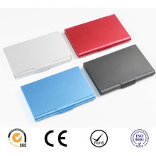 Porte-cartes en aluminium coloré, porte en aluminium